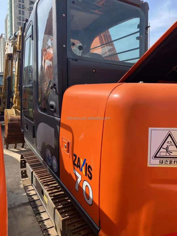 Hitachi heiß verkauften meistverkauften gebrauchten Mini-Digger HITACHI ZX70 Japan Herkunft Zweithand hydraulische Crawler Bagger in gutem Zustand