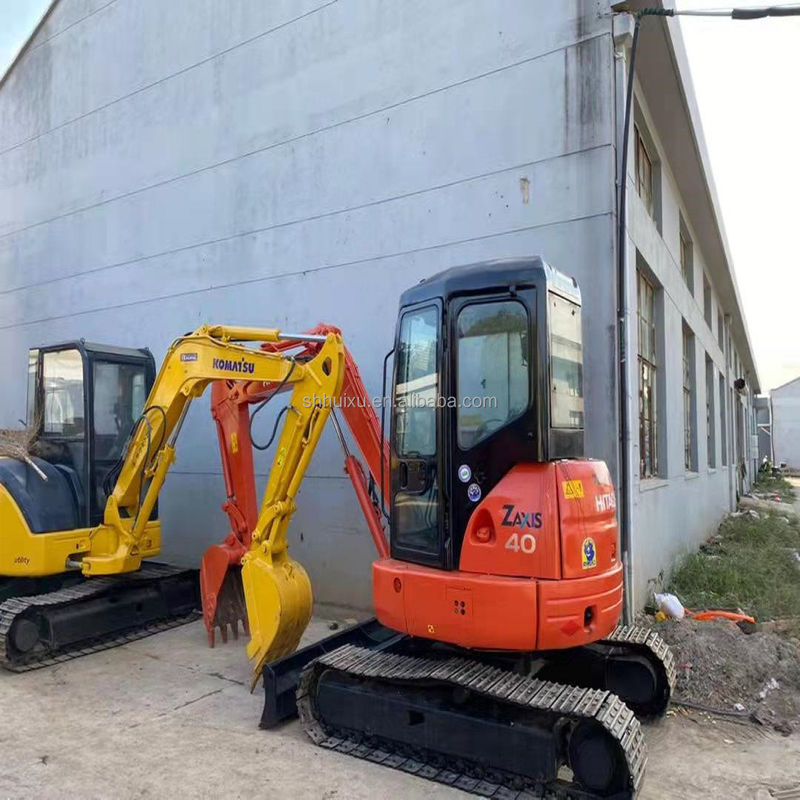HITACHI auf Lager Gebrauchtes kleines Hydraulik-Crawler-Grabgerät in gutem Zustand HITACHI ZX40U/Braucht Mini-Grabgerät japanisches HITACHI ZX40U zum Verkauf
