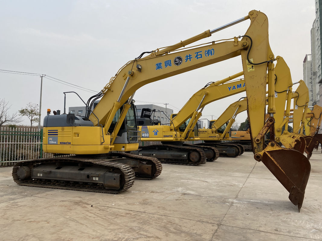 Komatsu KOMATSU PC228 aus zweiter Hand gute Qualität hydraulische Crawler Bagger gebrauchte Grabmaschine Japan Herkunft Komatsu Bagger