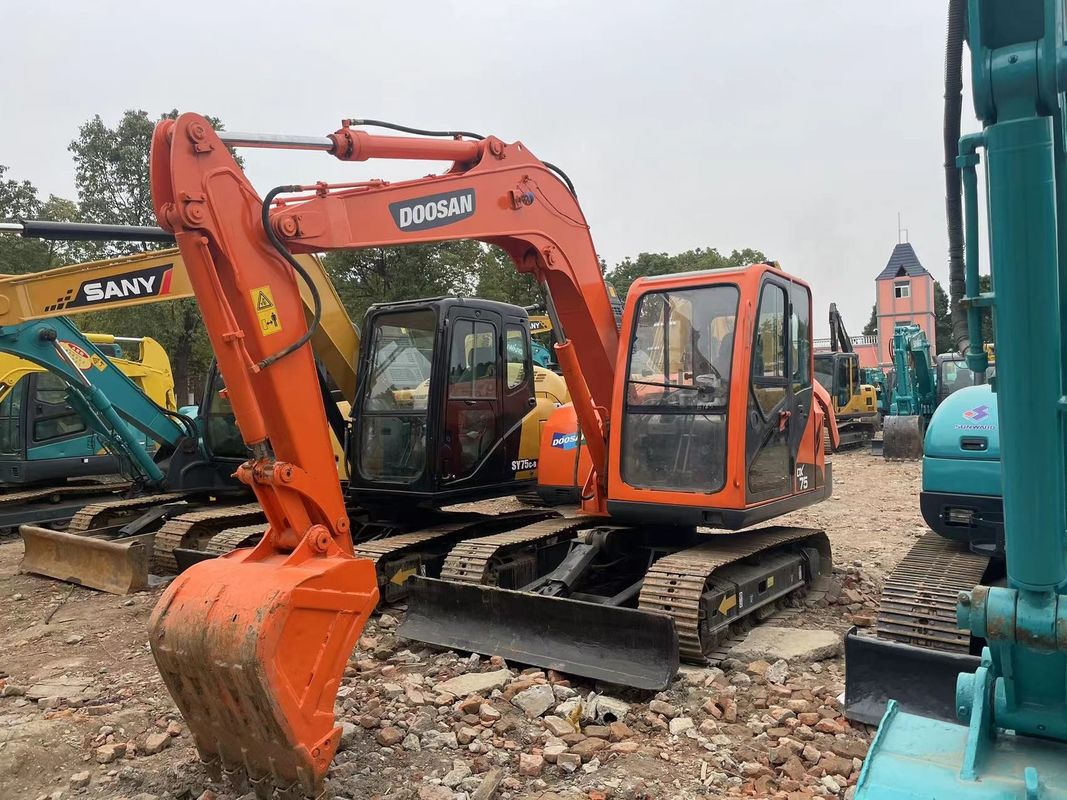 Gute Leistung Bagger Doosan DX75 kleine Bagger gebrauchte Maschinen 6 Tonnen Bagger Verkauf für Mini die Bagger am besten