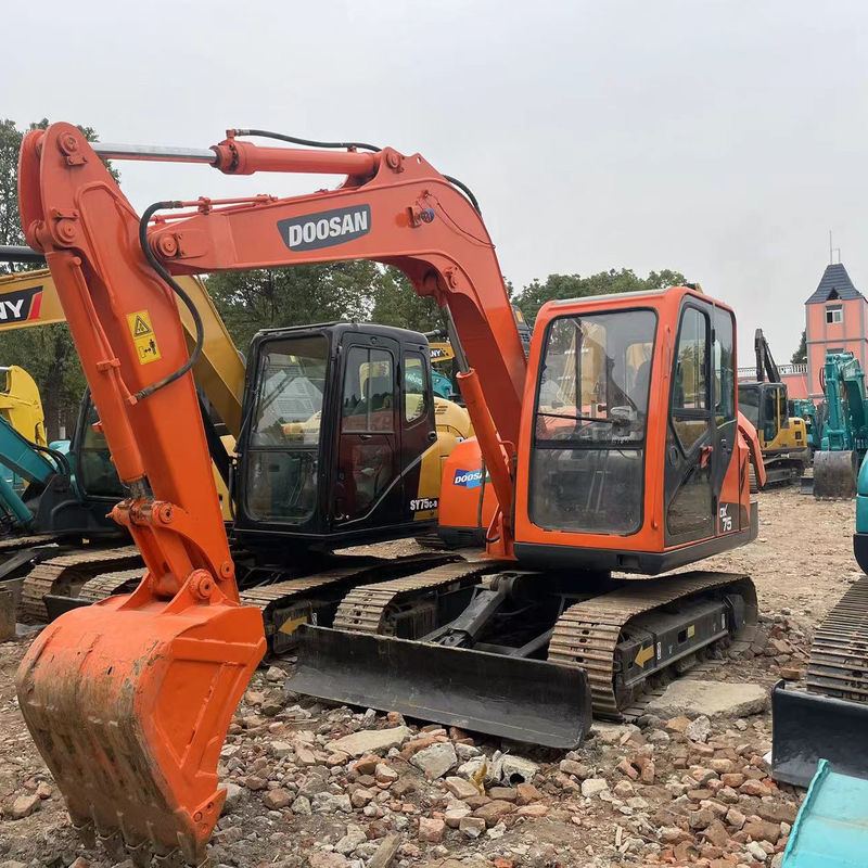 Gebrauchtes Minibagger Doosan DX75 Kleinbagger Gebrauchtmaschinen 6 Tonnen Hand Erdbagger Kleinbagger