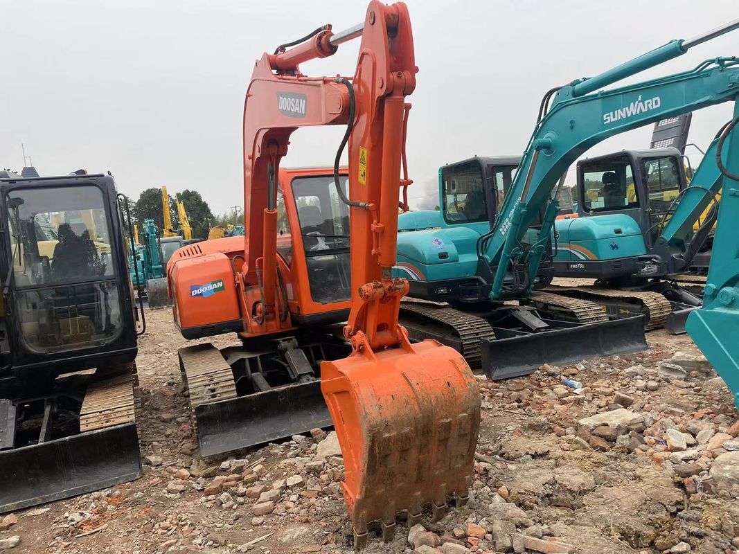 Gebrauchtes Minibagger Doosan DX75 Kleinbagger Gebrauchtmaschinen 6 Tonnen Hand Erdbagger Kleinbagger