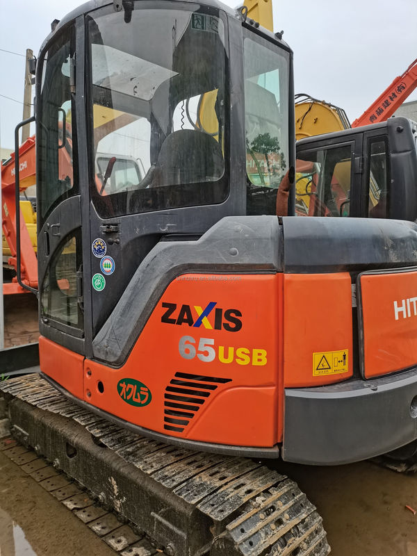 Hitachi auf Lager Schöne Qualität Hitachi ZX65 Gebraucht hydraulischer Exkaver/Braucht-Minibagger Hitachi ZX65 Billig Preis