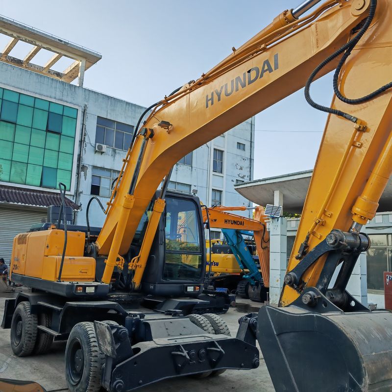 Gebrauchtes hochwertiges Radbagger Hyundai 210-7/zweite Handradbagger Hyundai 210-7 zum Verkauf