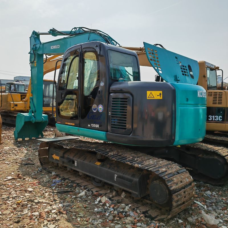 Blaue Farbe Gebraucht Crawler Bagger Zweithand 135 Kobelco Bagger