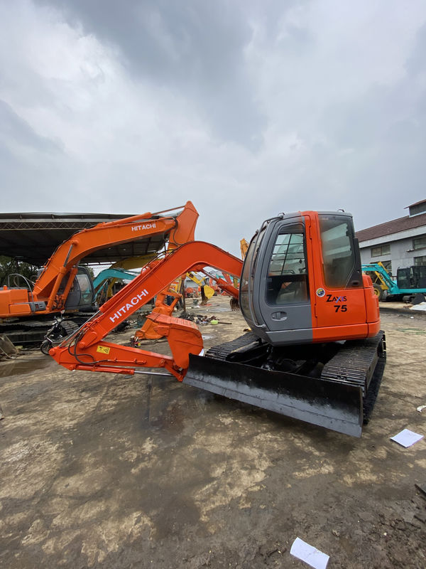 Hitachi Warmverkauf Gebraucht Hitachi 75US hydraulischer Crawler Bagger Japan Herkunft gebrauchtes Mini Digger gute Qualität Billig Preis