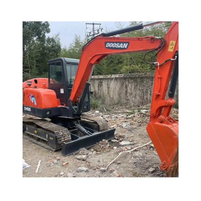 Originalfarbe gebrauchtes Mini-Digger Doosan55/Zweithand Doosan55 günstiger Preis im Verkauf