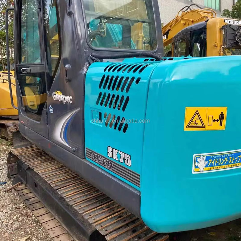 Blaue Farbe Originalfarbe Gebraucht Kobelco 75 Bagger Gebraucht 7,5 Tonnen