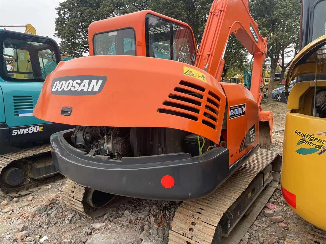Gebrauchtes Karwlerbagger/ beste Qualität gebrauchtes Doosan75 koreanischer Ursprung gebrauchtes Mini Digger Doosan75