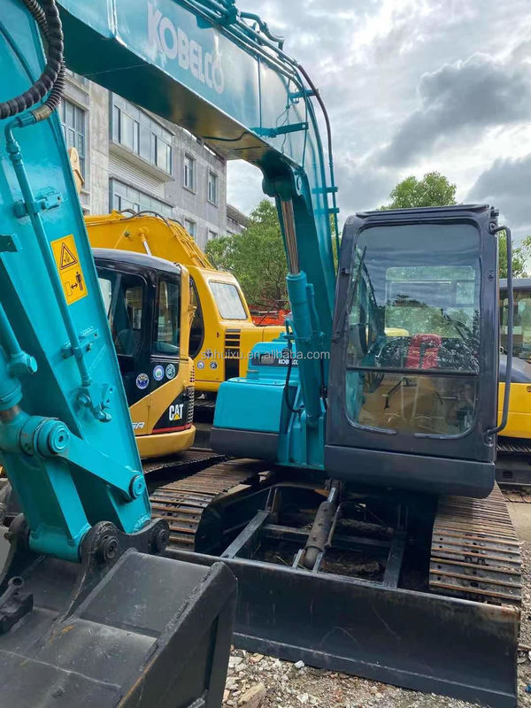 Blaue Farbe Originalfarbe Gebraucht Kobelco 75 Bagger Gebraucht 7,5 Tonnen