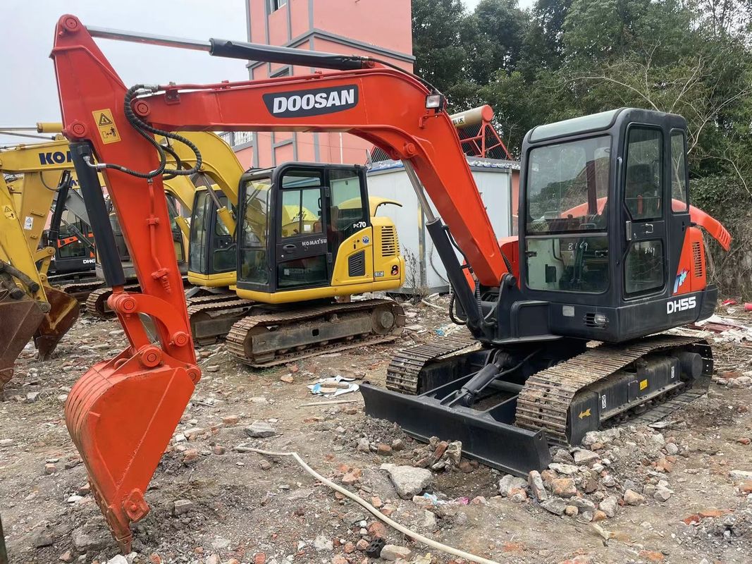 Gebrauchtes Mini-Crawler-Gräbergerät Doosan dx55/Sekunde hochwertiger Handbagger Doosan dx55