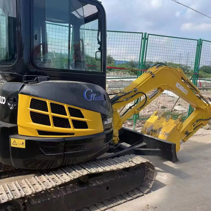 3.5 Tonnen Kobelco Sk35 Gebraucht Kobelco Bagger Magie Schild Blau Farbe