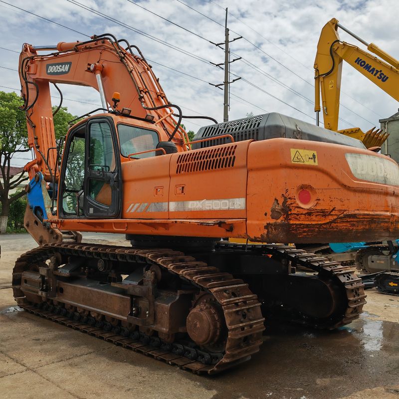 Ausgezeichnete Qualität Gebraucht hydraulischer Crawler Bagger DOOSAN DH500/verwendete doosan dh 500 zum Verkauf