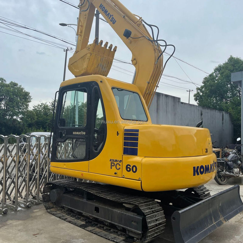 Kräulerbagger Komatsu PC60 6 Tonnen gebrauchtes hydraulisches hochwertiges/Handwerk Minibagger Komatsu PC60 Herkunft Japan günstiger Preis Komatsu Bagger
