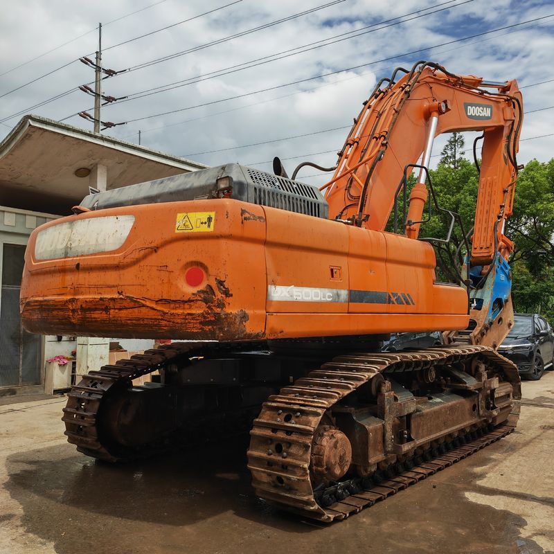 Ausgezeichnete Qualität Gebraucht hydraulischer Crawler Bagger DOOSAN DH500/verwendete doosan dh 500 zum Verkauf