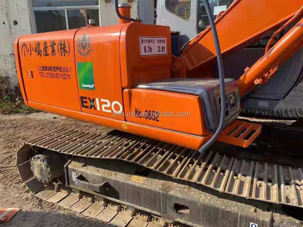 Hitachi auf Lager Bestseller Hitachi EX120 Gebraucht Hydraulische Grabmaschine/Gebrauchte Grabmaschine Hitachi EX120 Billiger Preis