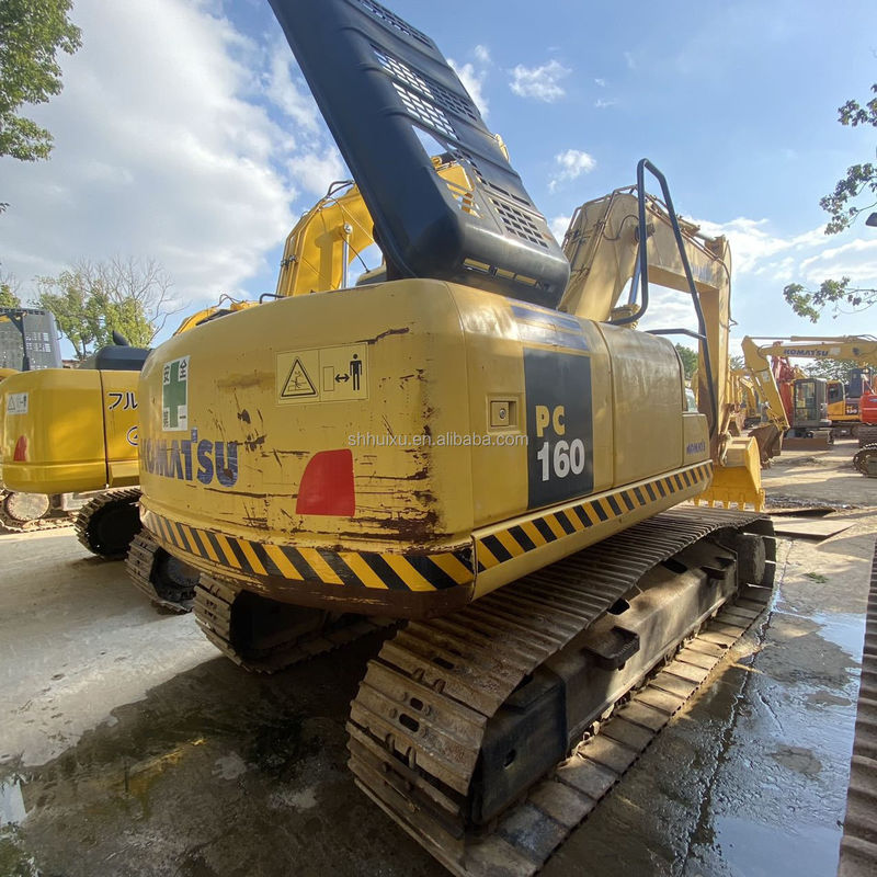Komatsu 16 Tonnen beste Original gebraucht Japan Komatsu PC160 Crawler Bagger Komatsu Bagger
