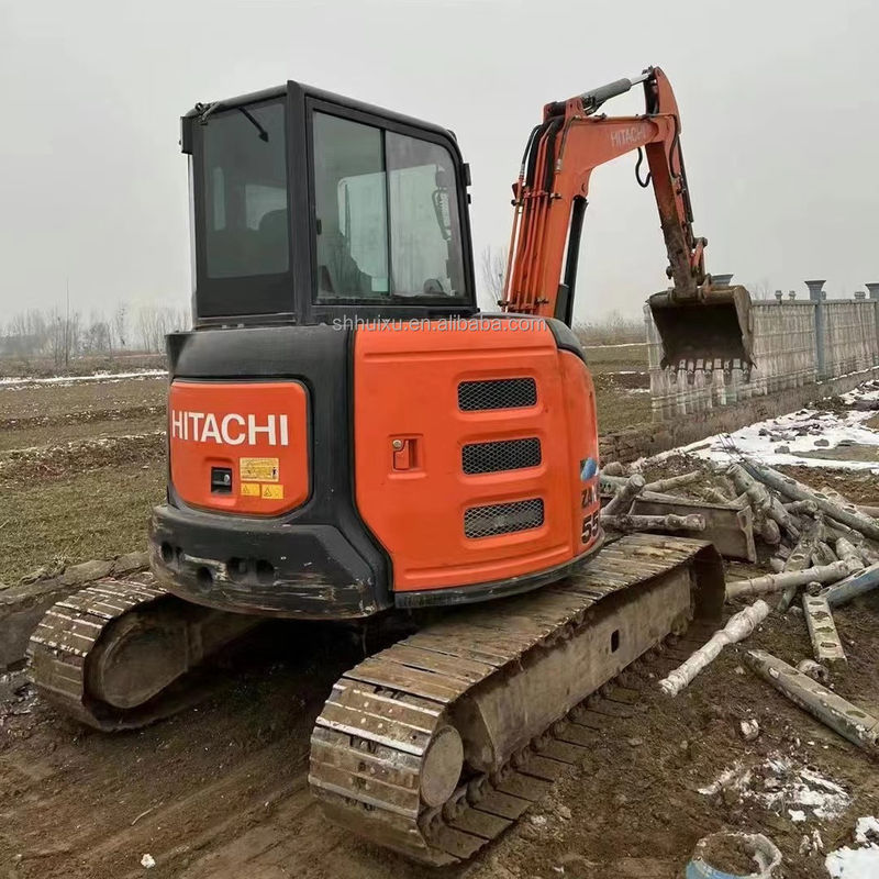 Hitachi Warmverkauf Gebrauchtes Minibagger Hitachi ZX55U Billiger Preis/Gute Qualität Hitachi ZX55U Gebraucht hydraulischer Crawlerbagger