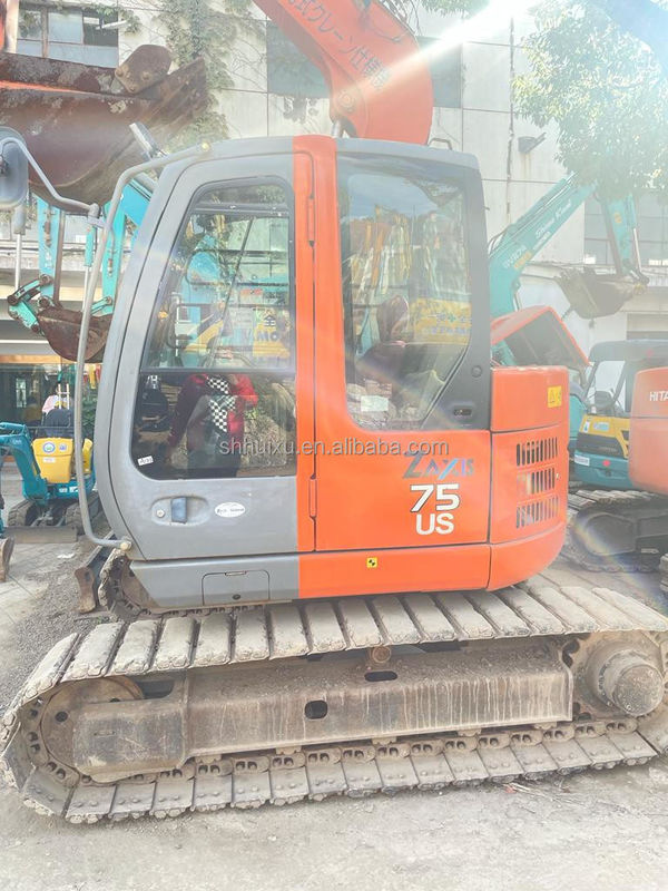 Hitachi in Lager Japan Herkunft Hitachi ZX75 Gebraucht hydraulische Crawler Bagger/Braucht Mini Digger Hitachi ZX75 gute Qualität Billig Preis