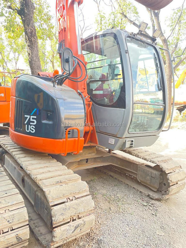 Hitachi in Lager Japan Herkunft Hitachi ZX75 Gebraucht hydraulische Crawler Bagger/Braucht Mini Digger Hitachi ZX75 gute Qualität Billig Preis