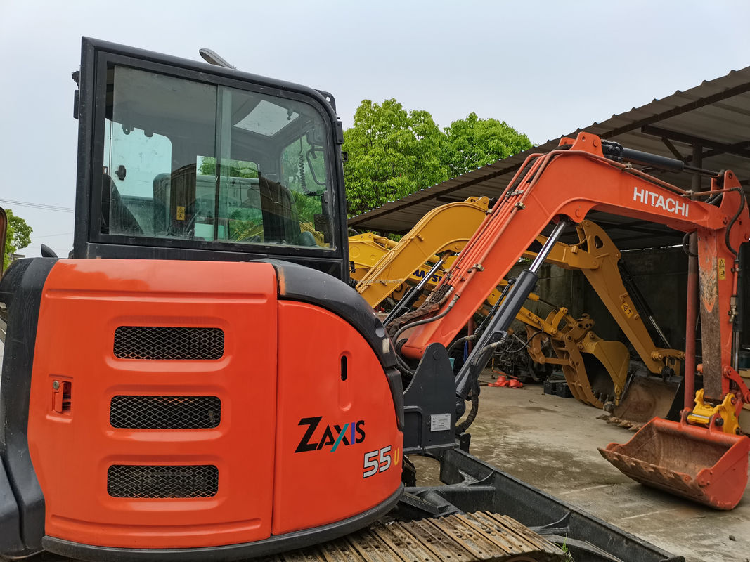 Hitachi auf Lager Ausgezeichnete Qualität Hitachi ZX55U Gebraucht hydraulischer Exkaver/Braucht-Minibagger Hitachi ZX55U Billiger Preis