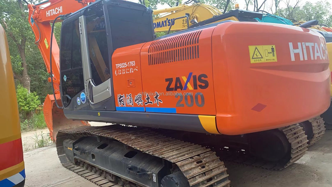 HITACHI Warmverkauf Gebrauchte Grabmaschine HITACHI ZX200 Ausgezeichnete Qualität Gebraucht Hydraulische Crawler Bagger Japan Herkunft zum Verkauf