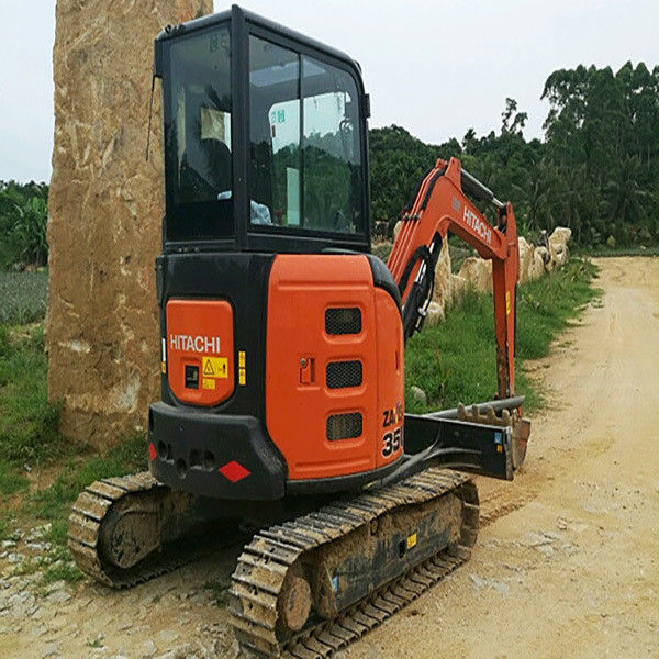 Gebrauchtes Hitachi Zx35 Crawler Bagger 3,5 Tonnen Mini Zx35u Bagger mit Anbaugeräten Hydraulik Zx35u-3