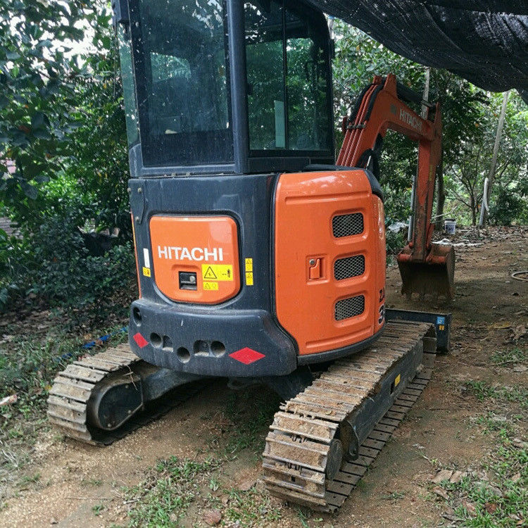 Gebrauchtes Hitachi Zx35 Crawler Bagger 3,5 Tonnen Mini Zx35u Bagger mit Anbaugeräten Hydraulik Zx35u-3
