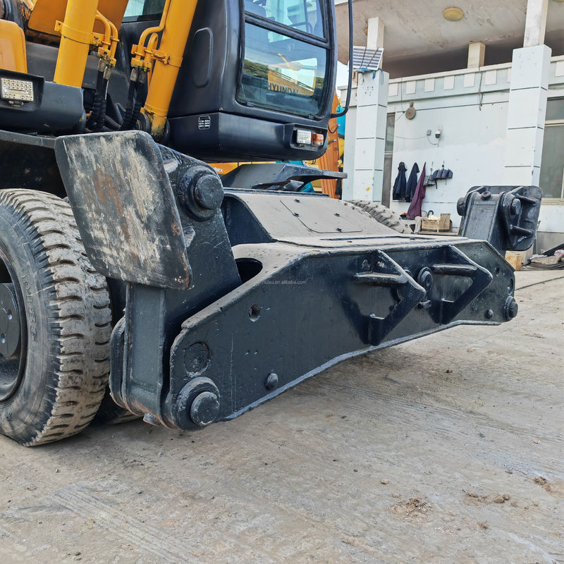 21 Tonnen gelbe Farbe Gebrauchtradbagger Hyundai 210 7 Bagger