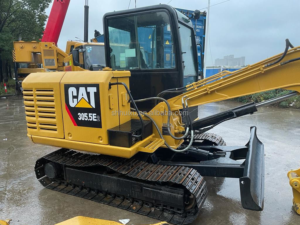 Katze gebrauchte Bagger Crawler 305.5 e2 gebrauchte Mini-Digger Cat305.5E Bagger mit günstigem Preis CAT 303 Katze 306 Bagger