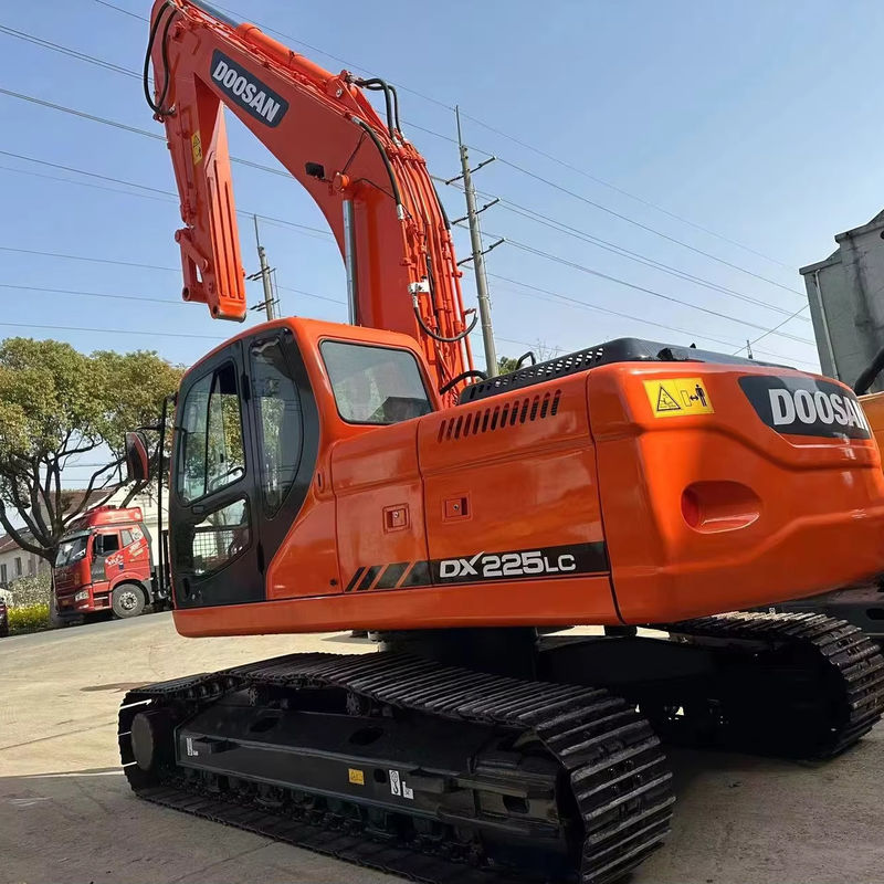 25 Tonnen Originalfarbe Gebraucht Crawler Großer Bagger Doosan Dh225-9 Gebrauchtbagger