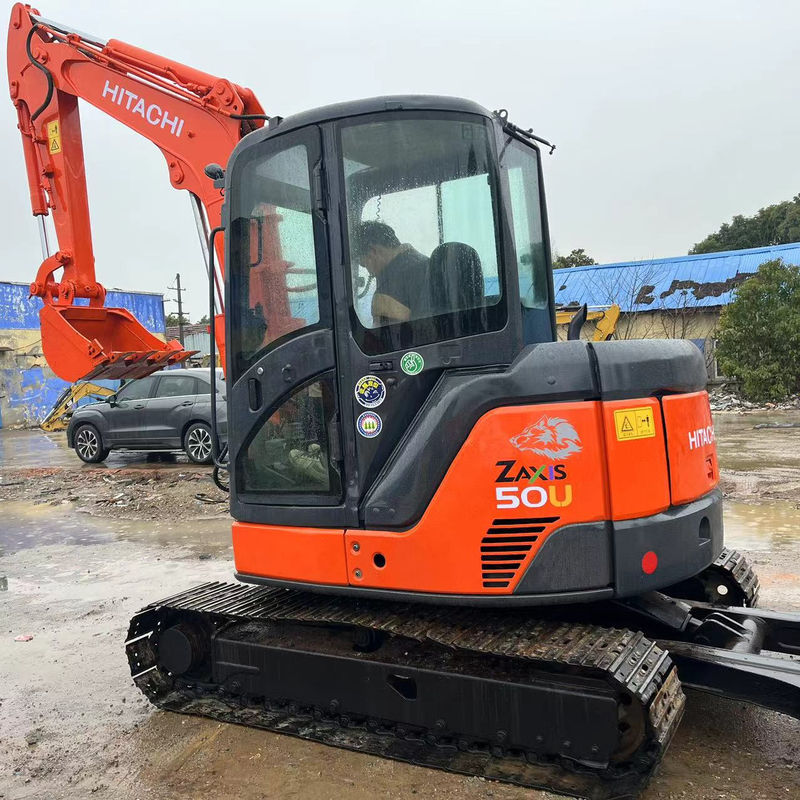 Beste Minibagger Hitachi 50U Bagger kleine gebrauchte Maschinen 5 Tonnen kleiner Bagger Preis Minibagger zum Verkauf