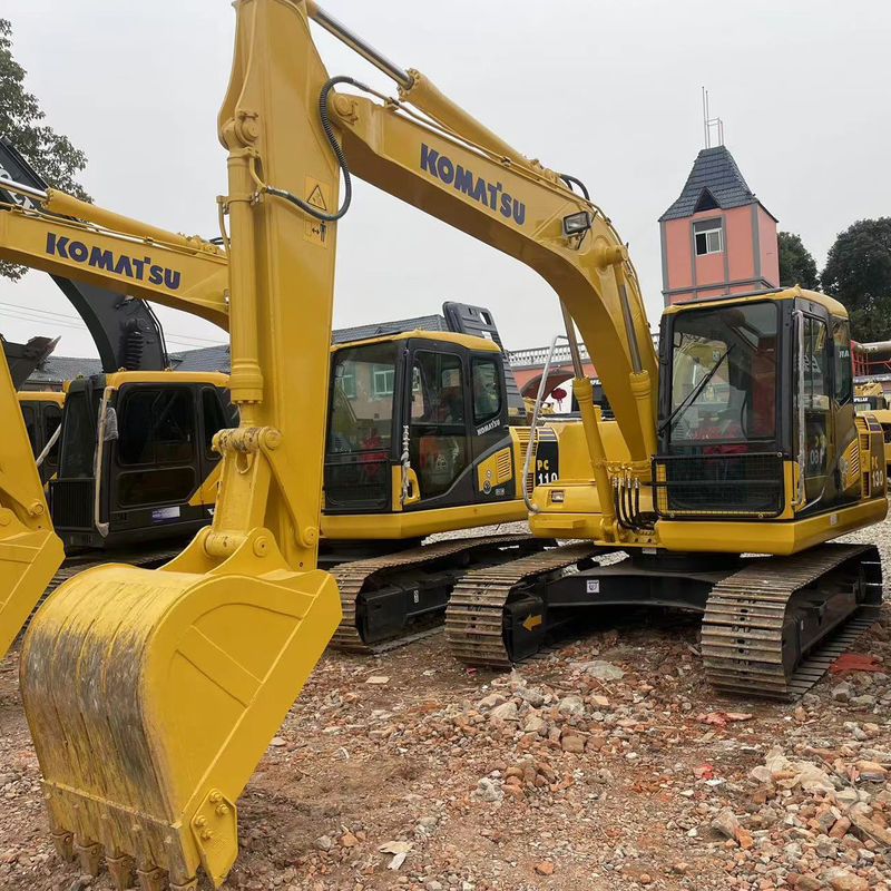 Gebrauchtes Hand-Erdgräber Komatsu PC130 Gebrauchtmaschinen 13 Tonnen Gebraucht-Hand-Post-Lochgräber Gebraucht-Lochgräber zum Verkauf