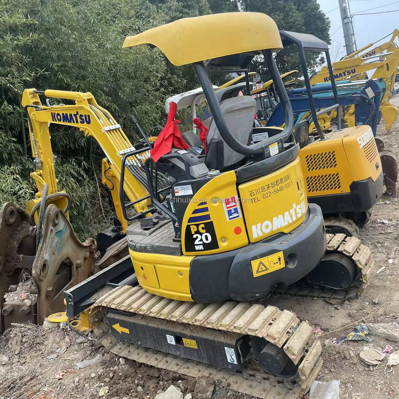 niedriger Preis auf Lager Mini-Exkavator Komatsu PC20 ohne Kabine Bagger Japan Gebraucht Komatsu hydraulische Mini-Exkavator Crawler