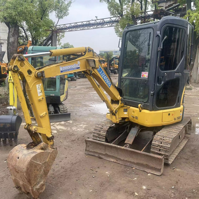niedriger Preis gebrauchtes Bagger Komatsu PC20 mit Kabine Import Bagger Japan Komatsu hydraulische Crawler Gebrauchtbagger
