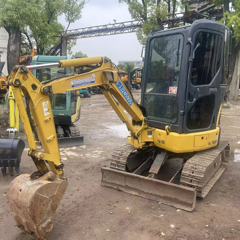 Der beste Minibagger Komatsu PC20 mit Kabine kleiner Bagger gebrauchte Maschinenbagger Mini Mini kleiner Bagger