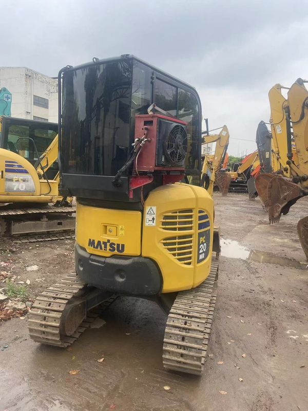 Der beste Minibagger Komatsu PC20 mit Kabine kleiner Bagger gebrauchte Maschinenbagger Mini Mini kleiner Bagger