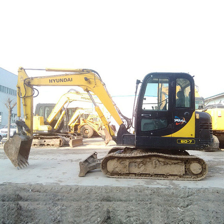 6 Tonnen Hyundai Gebrauchtradbagger R60-7 Hyundai Gebrauchtbagger Crawler 60