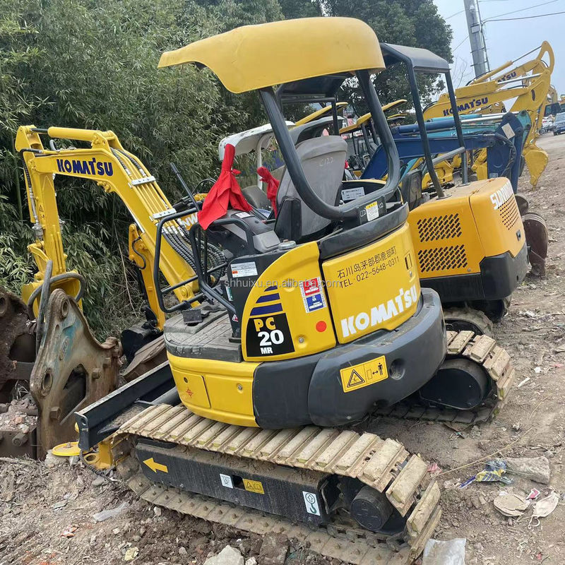 Kleinster Minibagger Komatsu PC20 ohne Kabine kleiner Bagger gebrauchte Maschinen Mini der Bagger beste Bagger Crawler