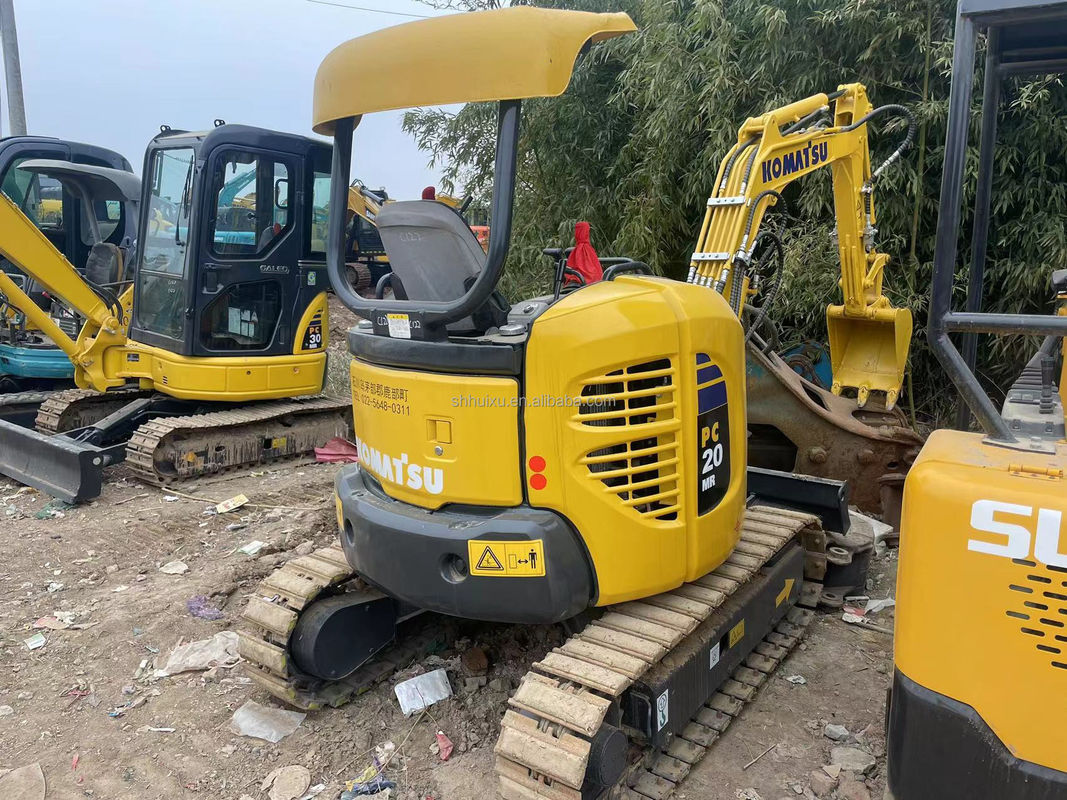 Kleinster Minibagger Komatsu PC20 ohne Kabine kleiner Bagger gebrauchte Maschinen Mini der Bagger beste Bagger Crawler