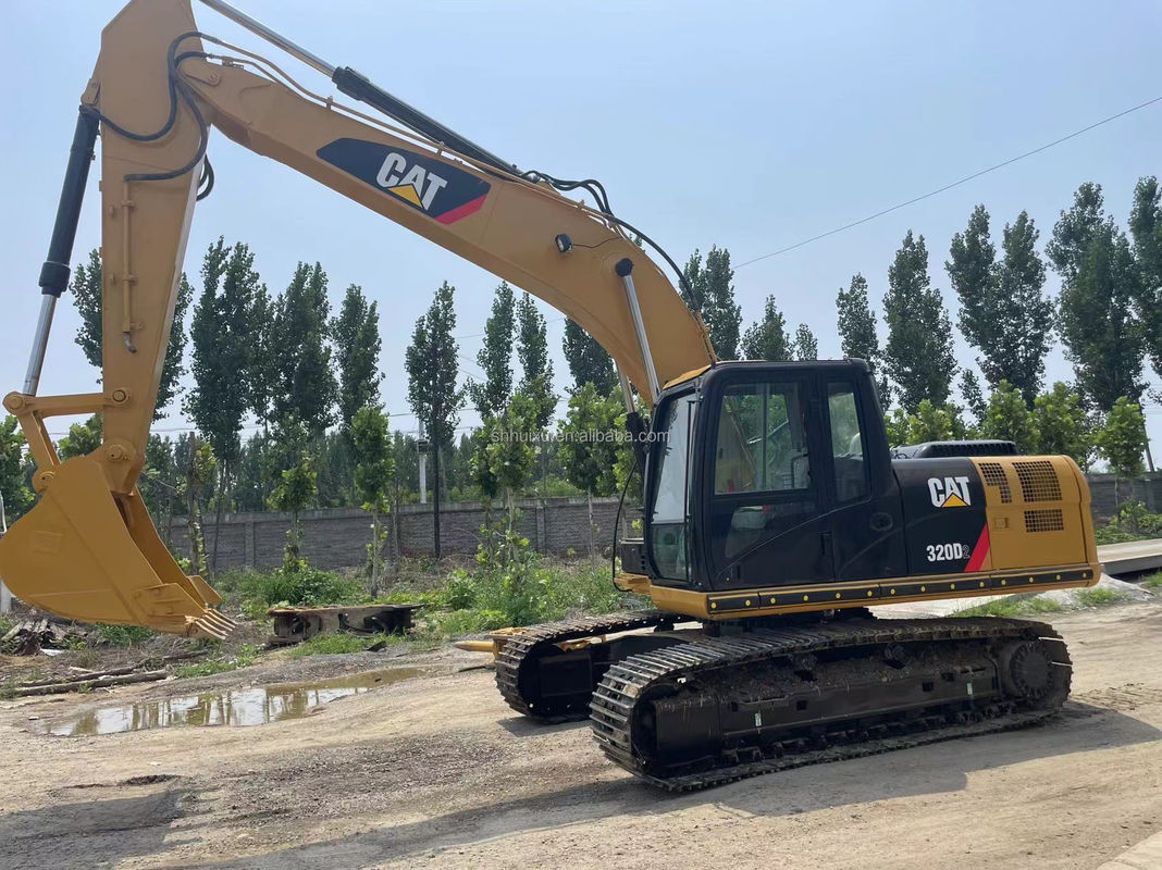 Gebraucht gute Qualität Grabmaschine Cat320D Ursprung Japan gebrauchtes Raupenbagger mit EPA Raupen auf Lager