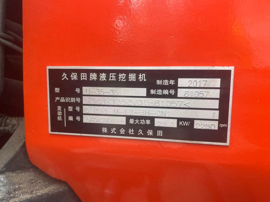 Gebrauchtes Minibagger Kubota U35 Bagger kleine Maschinen Mini Gebraucht Grabenbagger Gebrauchtes Minibagger