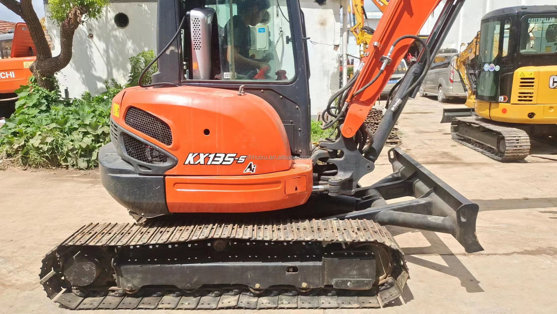 Gebrauchtes Minibagger Kubota Kx135-5 Bagger Gebrauchtes Kleinmaschinenbagger Gebrauchtes Gebrauchtbagger zum Verkauf