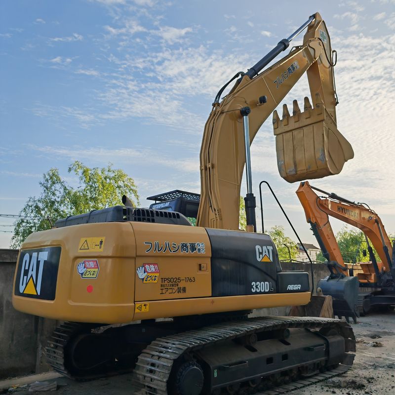 Gebrauchtes Raupenmaschinenmaschinen aus zweiter Hand Graben Grabenmaschinen CAT 330 330C 330D Dieselmotor Bagger Bagger