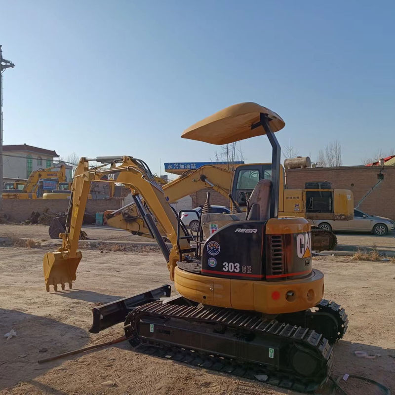 Gebrauchtes Minibagger CAT303 ohne Fahrerfahrzeug Hand Erdbagger China Minibagger