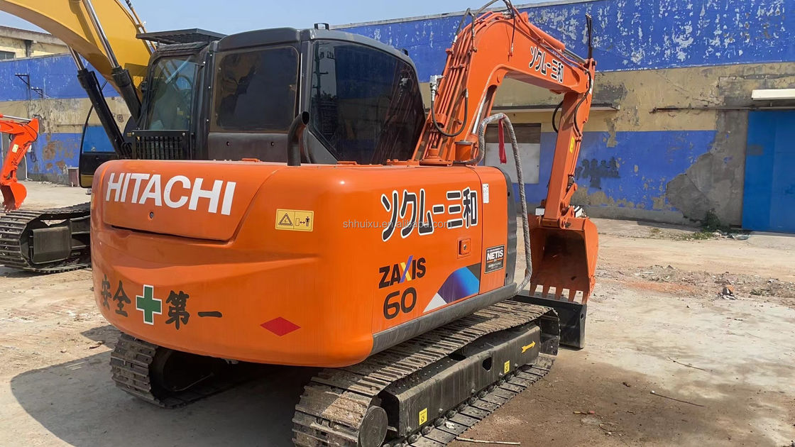 Qualität Hitachi verwendet zx60 6 Tonnen Minibagger 60 Modell gebraucht Originalfarbe Min I Bagger Hitachi