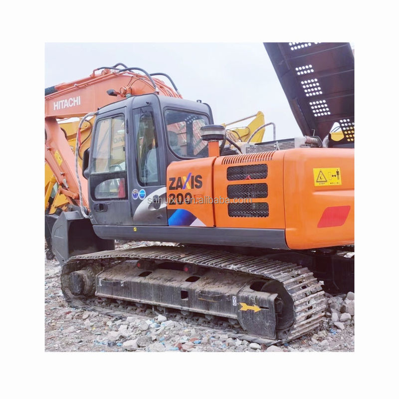 Gebrauchtes japanisches Hitachi Ex200 Crawler Baggerbau aus zweiter Hand in gutem Zustand Hitachi zx200