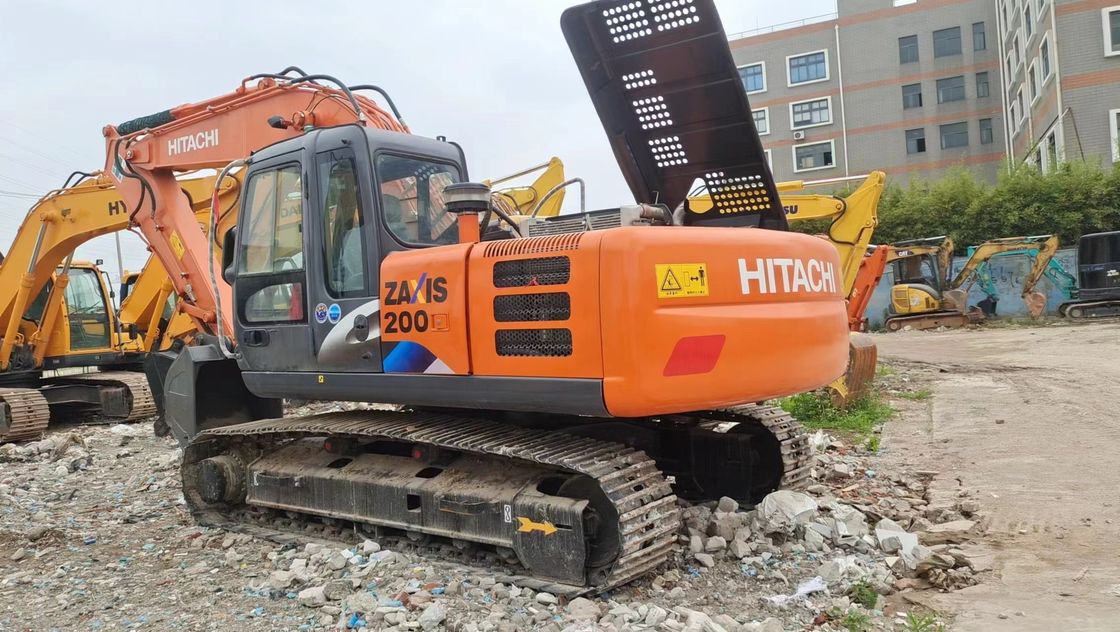 Gebrauchtes japanisches Hitachi Ex200 Crawler Baggerbau aus zweiter Hand in gutem Zustand Hitachi zx200