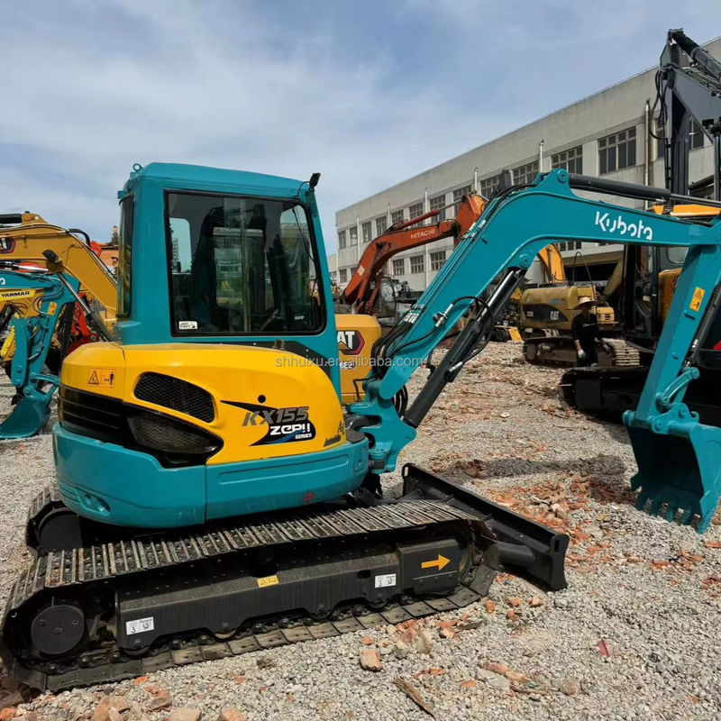 5.5 Tonnen Mini Gebrauchtbagger Kubota Kx155 Original Japan Crawler Digger