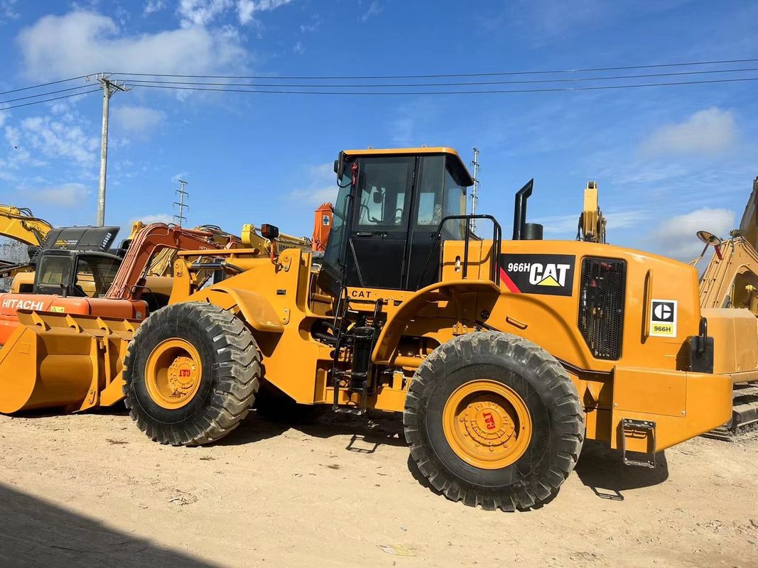 6 t gebrauchtes Ladegerät CAT966H gebrauchtes Raupen 966 Radlader gebrauchtes Baggerzug